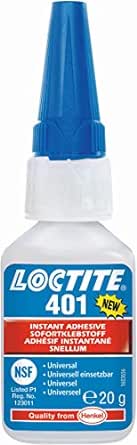 LOCTITE 401 Super Glue Instant Adhesive 20G Metal Rubber Ceramic Leather