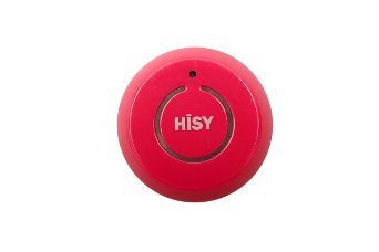 HISY Bluetooth Remote Apple iPhone 4S55c5s66 Plus - Retail Packaging - Hot Pink