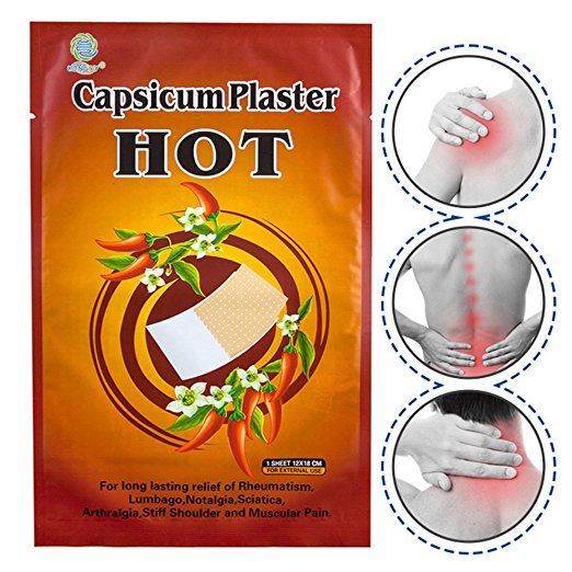 KONGDY Back Pain Relief Patch,Hot Capsicum Plaster,Joint Pain Killer,15Pcs