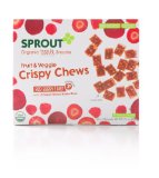 Sprout Crispy Fruit and Veggie Chews Red Berry and Beet 315 Ounce