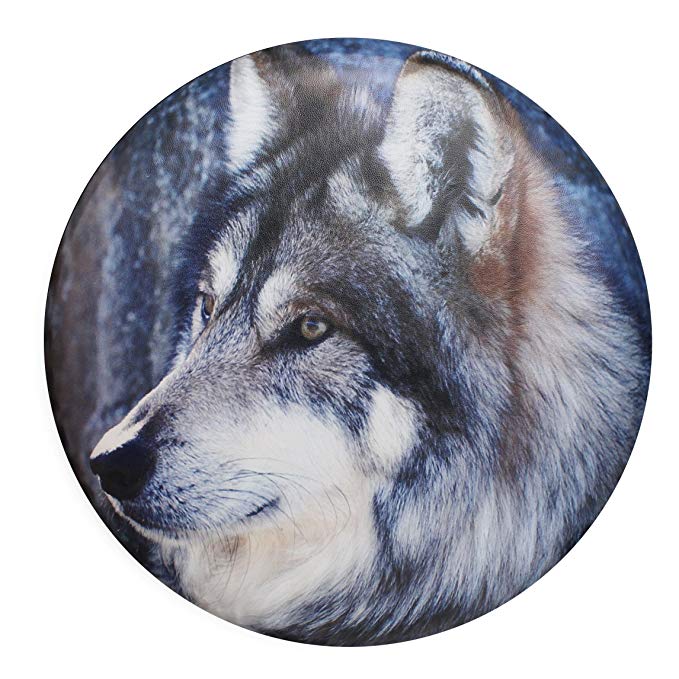 Moonet Wolf Gaze Eyes Universal Spare Tire Wheel Cover Car Truck SUV Camper Fits Jeep Wrangler CRV FJ RAV4 H2 H3 Land Rover Discovery EcoSport Outlander Grand Vitara R17 XL (Diameter 31"-33")