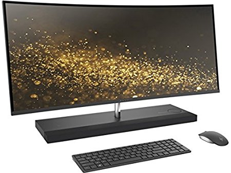 Latest 2017 HP ENVY 34 CURVED All-In-One Desktop (Intel Core i7-7700T Quad Core Processor, 34" WQHD LED (3440x1440) Display, AMD Radeon RX460, Win 10 Pro, 256GB PCIe   2TB Hard Drive, 16GB DDR4 RAM)