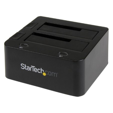 StarTech.com Universal Hard Drive Docking Station 2.5 and 3.5 Inches HDD and SSD with UASP and SATA III (UNIDOCKU33)