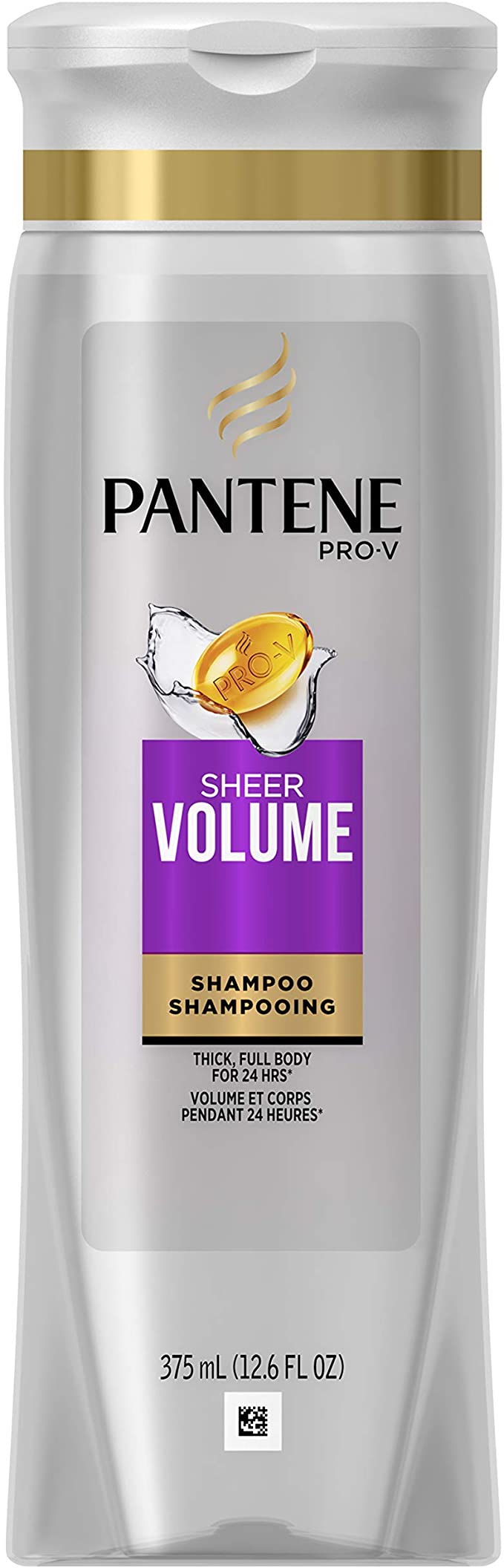 Pantene Pro-V Sheer Volume Shampoo, 375 mL, Packaging may vary