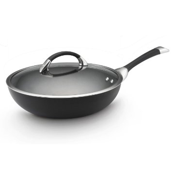 Circulon Symmetry Hard Anodized Nonstick 12-Inch Covered Essentials Pan