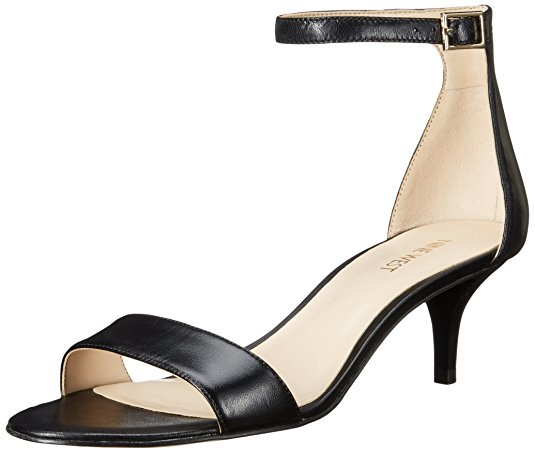 Nine West Women's Leisa Leather Heeled Dress Sandal