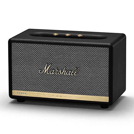 Marshall Acton II Voice Activated Bluetooth Speaker - Black