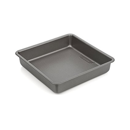 Good Cook AirPerfect Nonstick Square Cake Pan, 9", Gray