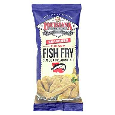 Louisiana Fish Fry Seasoned Seafood Breading Mix, 10 oz
