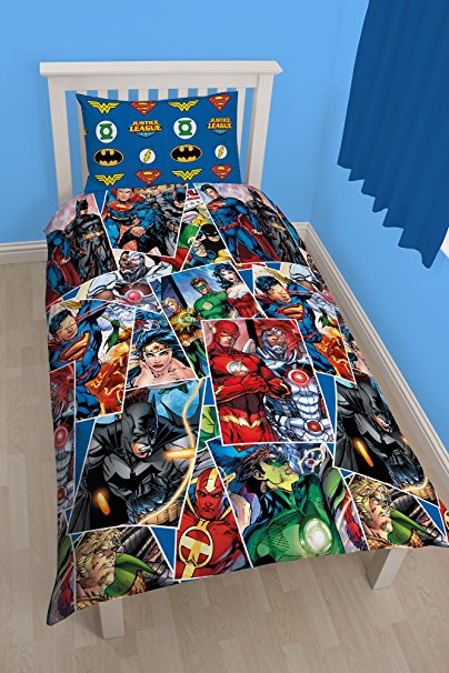 Character World Justice League Invincible Single Rotary Duvet Set