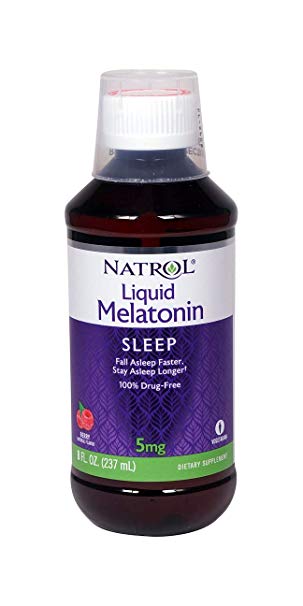 Natrol Melatonin Sleep Liquid, 5 Mg, 8 Fluid Ounce