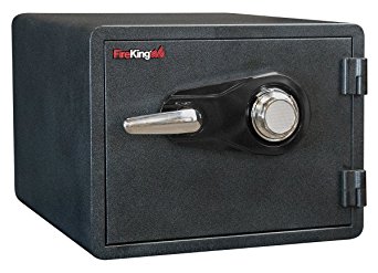 FireKing KY0913-1GRCL Business Class 1-Hour Rated Fire Safe Combination Dial Lock, MagPROOF Anti-Magnet Tamperproof, Water Resistant, 14" Height, 18.5" Wide, 19" Length, Metal, Black