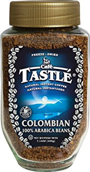 Cafe Tastle Colombian 100% Arabica Instant Coffee, 7.14 Ounce