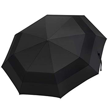 HODGSON Compact Travel Umbrella Windproof Golf Umbrella, Auto Open Close, Lightweight, with Windproof Reinforced Canopy and 10 Durable Flexible Ribs