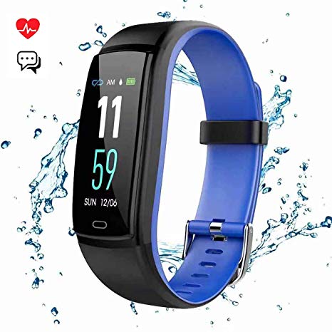 Mgaolo Fitness Tracker Smart Watch Activity Tracker Sports Band Bracelet Waterproof Bluetooth Wristband with Heart Rate Monitor Pedometer Sleep Monitor Calorie Step Counter Blood Pressure