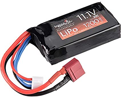 Lancer Tactical 20C 11.1v 1200mAh Mini Deans LiPo Airsoft Battery