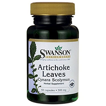 Swanson Artichoke Leaves (Cynara Scolymus) 500 mg 60 Caps