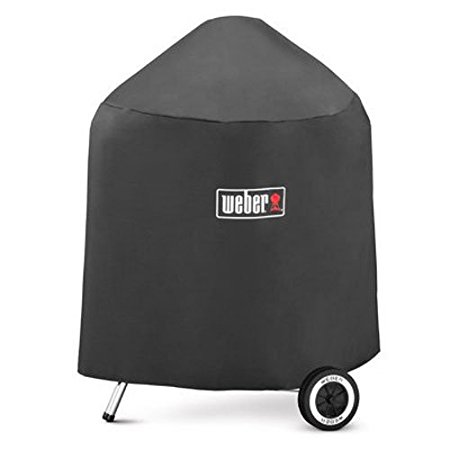 Weber 7148 Grill Cover with Storage Bag for Weber 18-Inch Charcoal Grills, 18-Inch