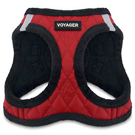 Voyager Step-in Soft Plush Dog Vest Harness for Small and Medium Dogs by Best Pet Supplies