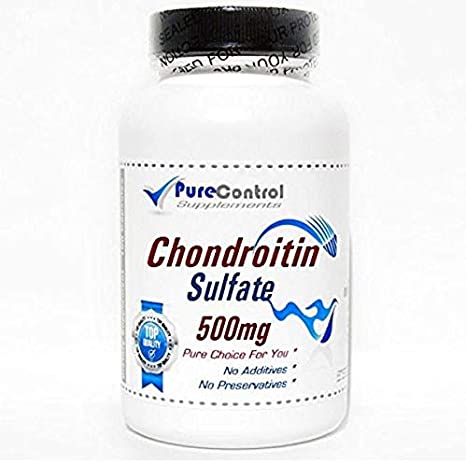 Chondroitin Sulfate 500mg // 200 Capsules // Pure // by PureControl Supplements