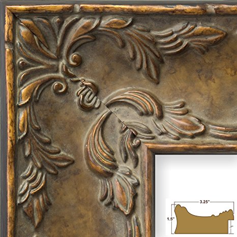 Craig Frames Renaissance, Antique Gold French Country Picture Frame, 24 by 36-Inch