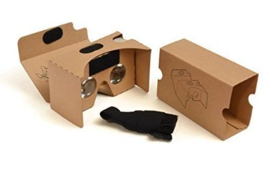 Google Cardboard V20 Virtual Reality DIY 3D Glasses for Smartphone with Headband - Easy Setup V2 Brown