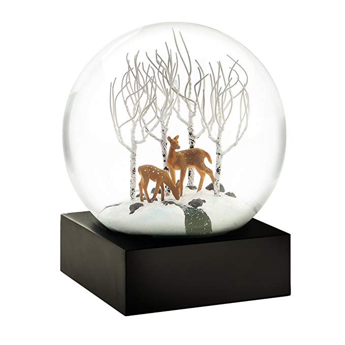 CoolSnowGlobes Deer in The Woods Snow Globe