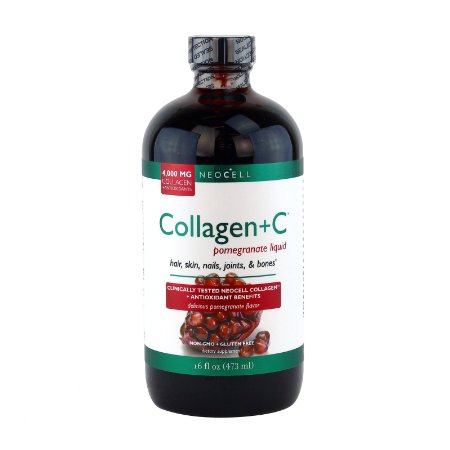 NEOCELL Collagen  C Pomegranate Liquid - 16 oz, 3 pack