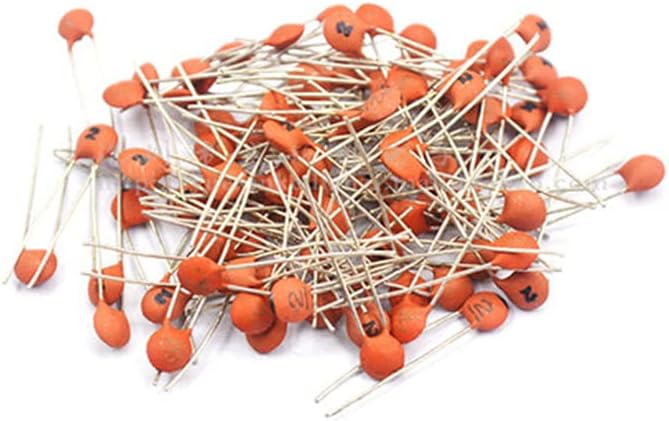 HiLetgo Ceramic Capacitor Assortment Kit DIP 2PF-0.1UF 30 Values Each 10pcs in Separate Bag 300pcs 30value 50V Ceramic Capacitor Assorted kit Assortment Set