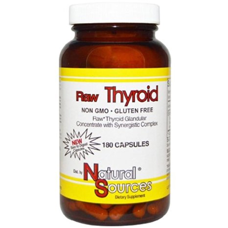 Natural Sources Raw Thyroid 180 caps