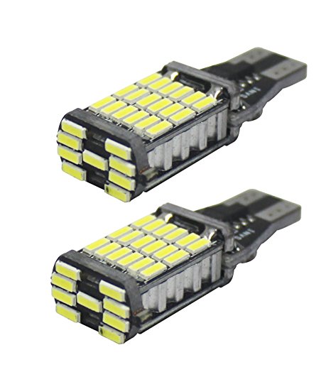 W16W Bulb 921 Led Reverse Lights Canbus Eree Free 921 912 W16W T15 T10 45SMD Chipsets 1000Lm Xenon White 6000K
