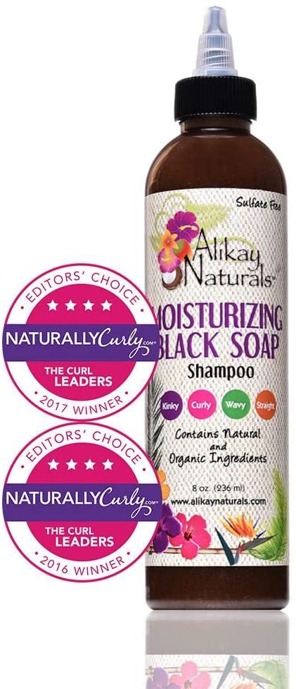 Alikay Naturals | Moisturizing Black Soap Shampoo (8oz)
