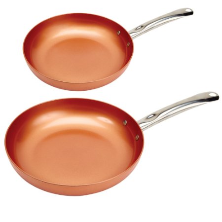 Copper Chef Round Pan- 10 and 12 Inch 2 Pack