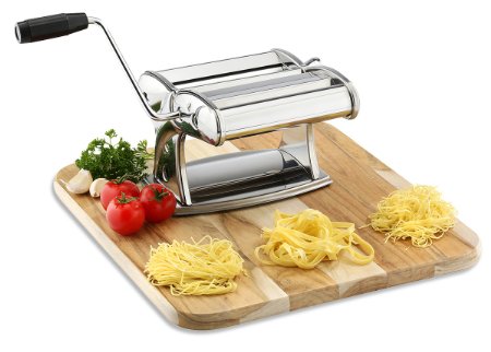 GampM Professional Pasta Maker Machine with Hand Crank