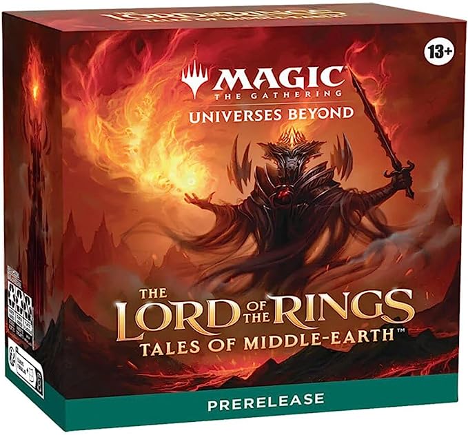 Magic The Gathering Lord of The Rings Tales of Middle-Earth Prerelease Kit - 6 Packs, Dice, Promos