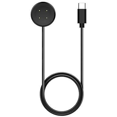 Kissmart Charger Cable for Google Pixel Watch 2, Magnetic Charging Cable Cord for Pixel Watch 2 Smartwatch (1, Black)