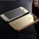 iPhone 5 5S Screen Protector FrontBack Mirror Tempered Glass Film Screen Protector Cover for iPhone 5 5S