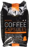 20 Bestpresso Nespresso Compatible Gourmet Coffee Capsules - Nespresso Pods Alternative Ristretto Blend Natural Espresso Flavor High Intensity - Certified Italian Espresso