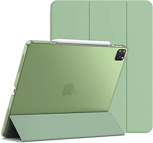 JETech Case for iPad Pro 12.9-Inch (2020/2018 Model, 4th/3rd Generation), Compatible with Pencil, Cover Auto Wake/Sleep (Matcha Green)