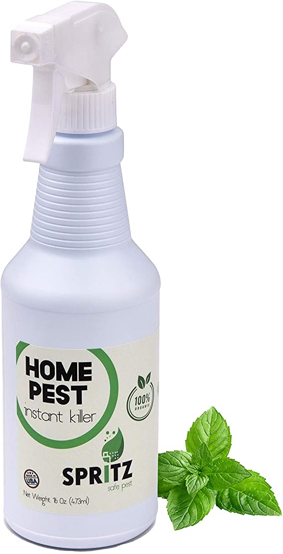 Spritz 001 Organic Home Pest Control Spray, White