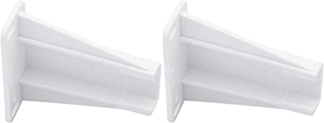 Liberty D688SEC-W-TX Face-Frame Socket Set for Bottom Mount Drawer Slides, White Pack of 2