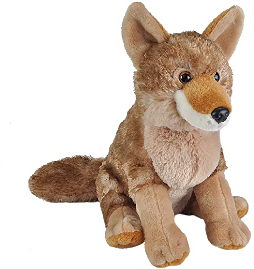 Wild Republic Coyote Plush, Stuffed Animal, Plush Toy, Gifts for Kids, Cuddlekins 12 Inches