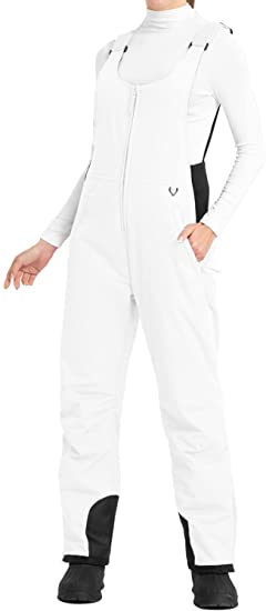 Ohuhu Women's Essential Insulated Snow Bibs Overalls Ladies Ski Bibs Pants