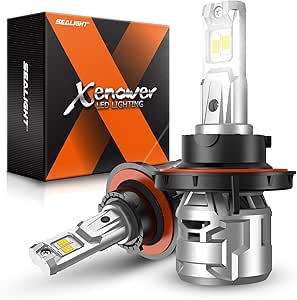 SEALIGHT 9008 Fog Bulbs Combo, H13/9008 Fog Light Fog Powersports Bulbs for ATVS, Pack of 2