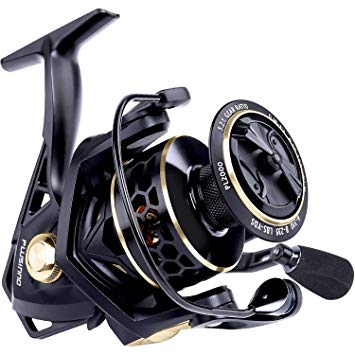 PLUSINNO Fishing Reel, 9  1BB Spinning Reel, Ultra Smooth Powerful, Lightweight Graphite Frame, CNC Aluminum Spool for Saltwater Freshwater