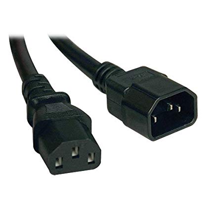 TRIPP LITE P005-003 Heavy Duty Power Extension Cord 15A 14AWG C14 to C13, 3-Feet