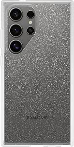 OtterBox Samsung Galaxy S24 Ultra Prefix Series Case - STARDUST (Clear/Glitter), ultra-thin, pocket-friendly, raised edges protect camera & screen, wireless charging compatible