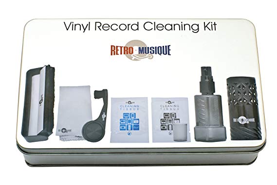 Retro Musique LP Cleaning Kit - Everything You Need To Protect Your Vinyl Records and Enjoy the Best Possible Sound.