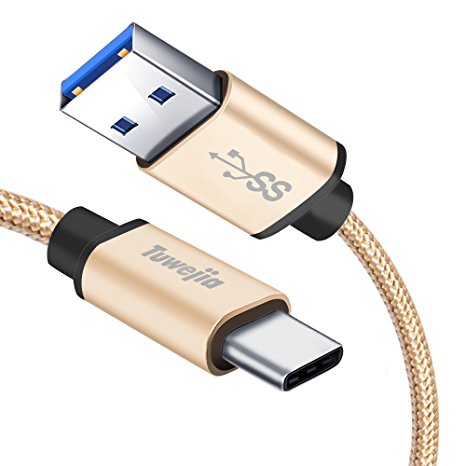 USB Type C Cable,Tuwejia USB3.0 to USB C 6Feet Nylon Braided Cord Fast Charger for LG G5 V20,Sumsang S8,Nexus 6P 5X,MacBook 12",Google Pixel XL,Huawei P9/P10/Mate9/G9/V8,OnePlus 2,Nukia N1,etc