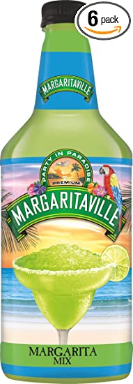 Margaritaville Margarita Mix, 1.75 Liter Bottle (Pack of 6)